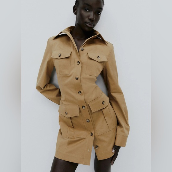 H&M | Structured Utility Dress - Picture 1 of 16